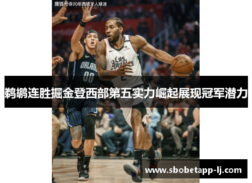 鹈鹕连胜掘金登西部第五实力崛起展现冠军潜力